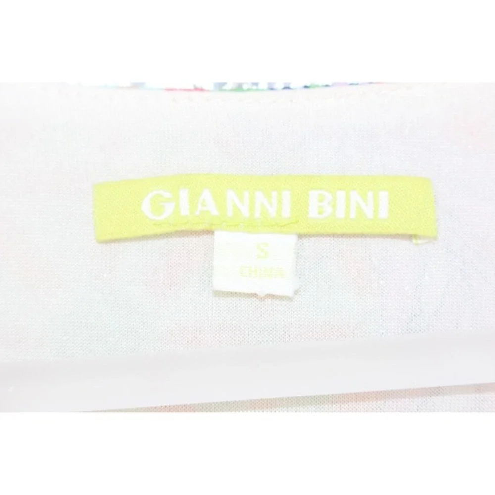 Gianni Bini Romper Botanical Print V-Neck Tie Waist Size S‎ Multicolor